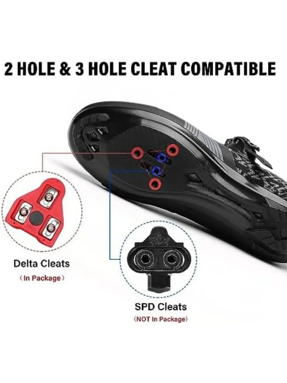 Unisex Cycling Shoes for Peloton & SPD Bikes - Comfortable, Durable, Lightweight